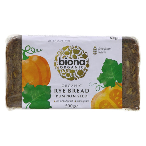 Biona Org Rye Bread Pumpkinseed