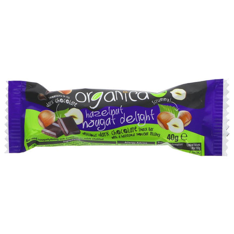Organica Org Hazel Nougat Choc Bar