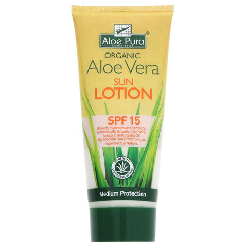 Aloe Pura Org Sun Lotion SPF15
