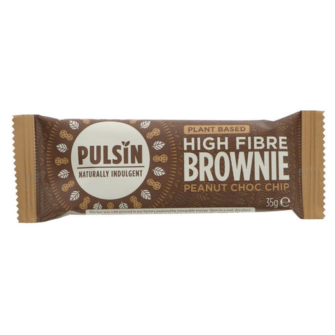 Pulsin Peanut Choc Chip Brownie