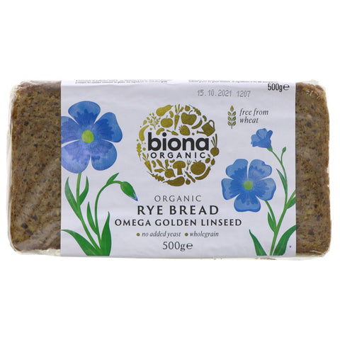 Biona Org Rye Bread Omega 3