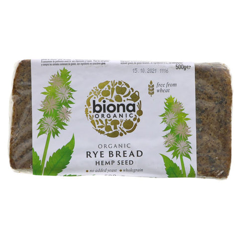 Biona Rye Hempseed Bread