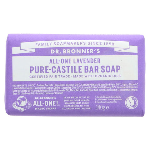 Dr Bronner's Org Lavender Soap Bar