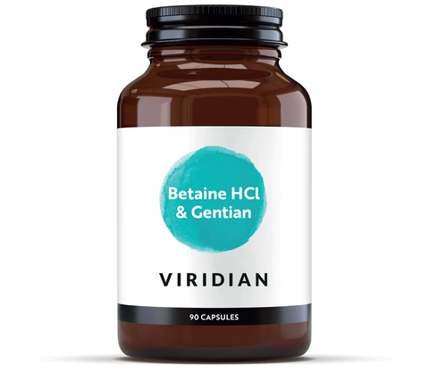 Betaine HCl w Gentian 90 Caps