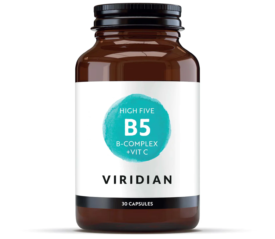 Viridian HIGH FIVE B-Complex + Vitamin C Capsules 30 Capsules