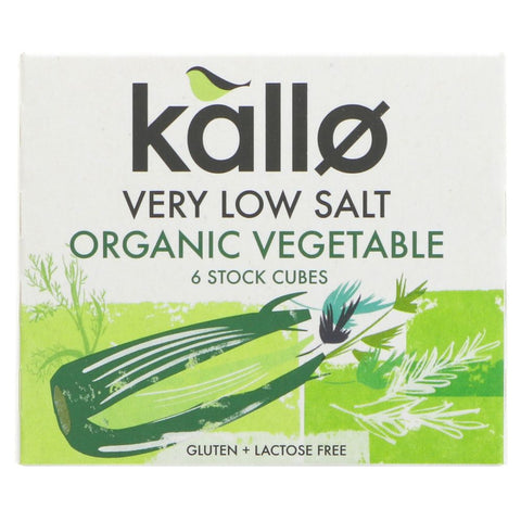 Kallo Org Low Salt Veg Stock Cubes