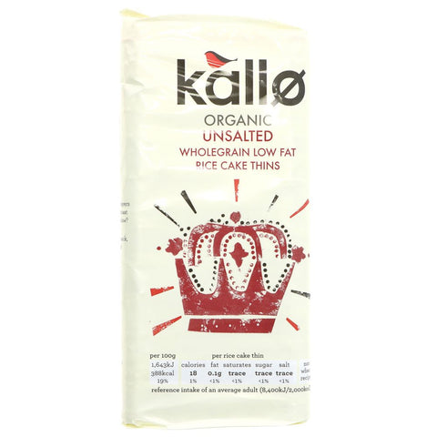 Kallo Org Thin Rice Cake No Salt