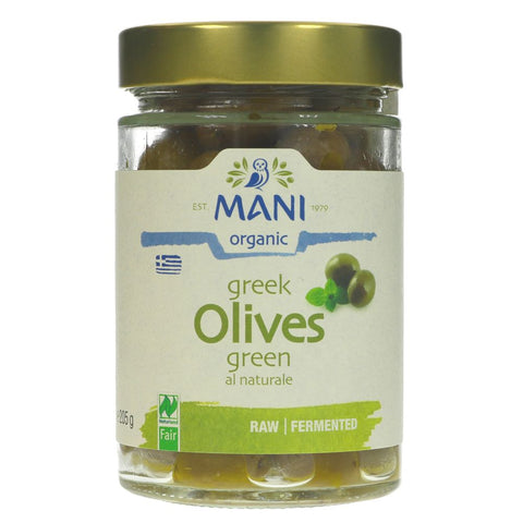 Mani Org Green Olives