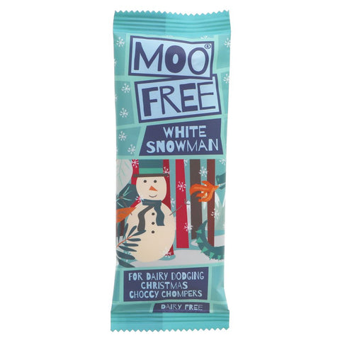 Moo Free White Snowman Bar