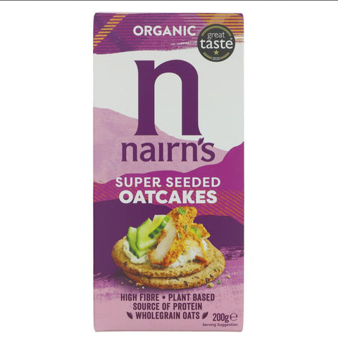Nairns Org Super Seeded Oatcakes