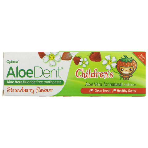 Aloe Dent Children's Strawb Toothpaste