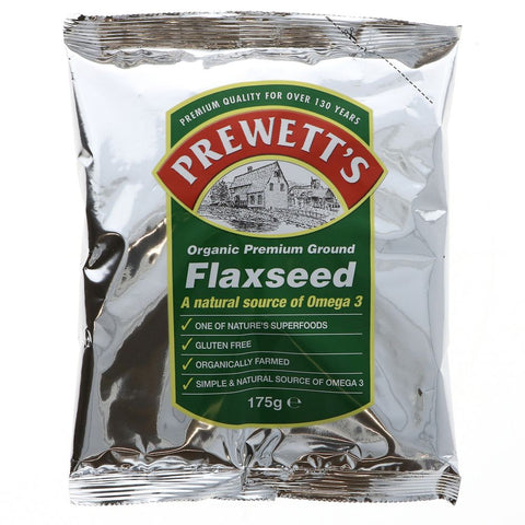 Prewetts Org Ground Flaxseed