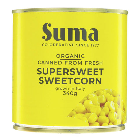 Suma Org  Sweetcorn Tinned