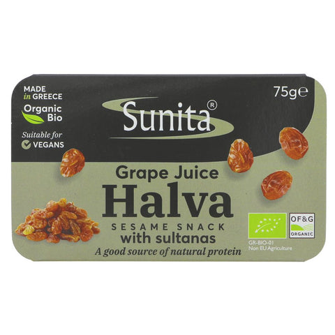Sunita Org Grape Juice&Sult Halva