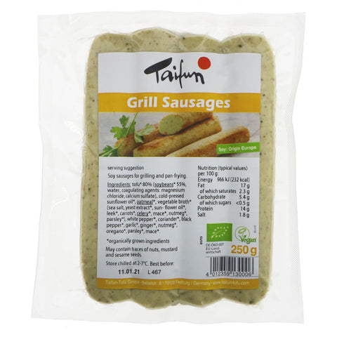 Taifun Org Grill Sausages